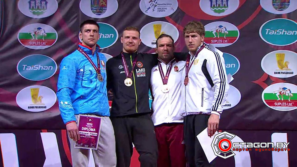 ДВЕ НАГРАДЫ ЗАВОЕВАЛИ БЕЛОРУССКИЕ АТЛЕТЫ НА ЧЕМПИОНАТЕ ЕВРОПЫ ПО ГРЕКО-РИМСКОЙ БОРЬБЕ